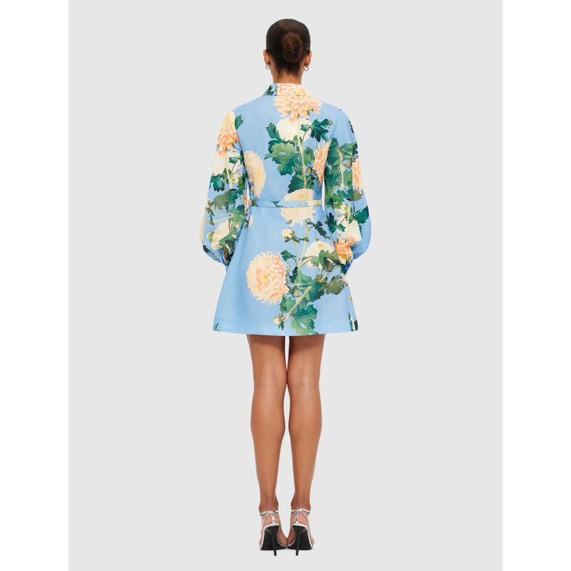 LEO LIN Luminous Linen Mini Dress image number 1